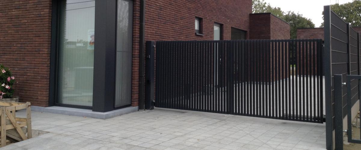 dubbele sierpoort type vertico met automatisatie