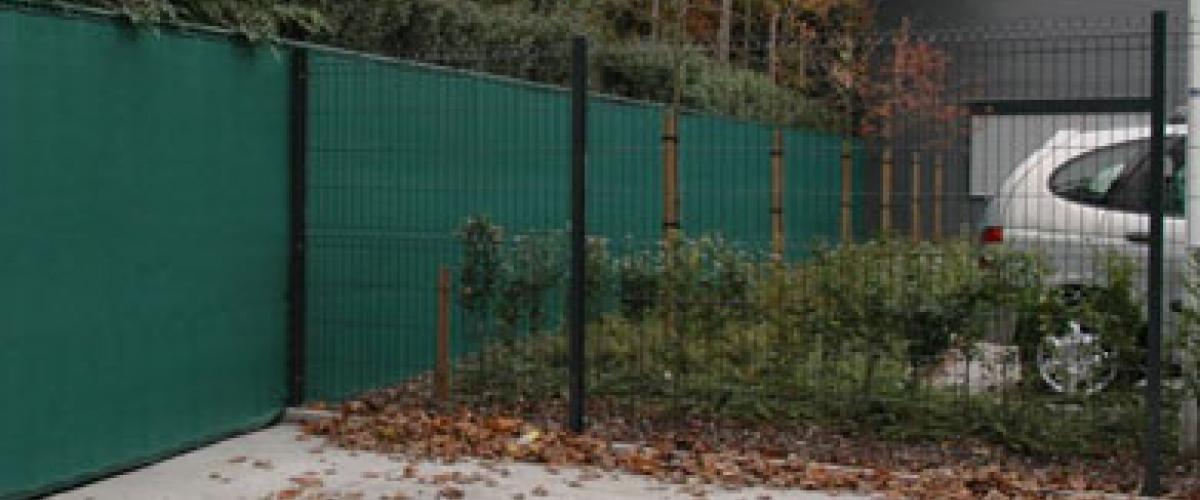 draadafsluiting met zichtbreeknet