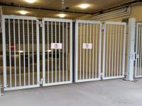 snelvouwpoort voor parkeergarage